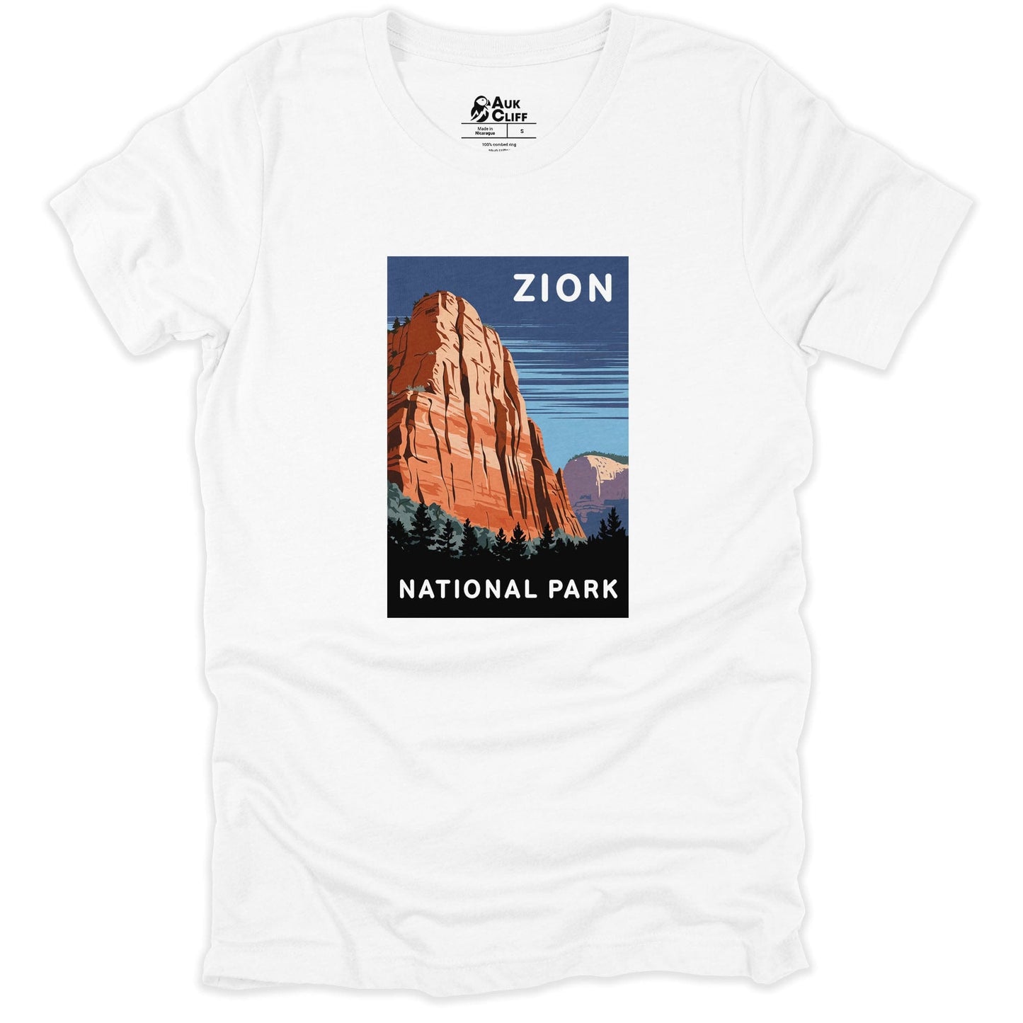 AukCliff USA National Park T-shirt White / S Zion National Park T-shirt