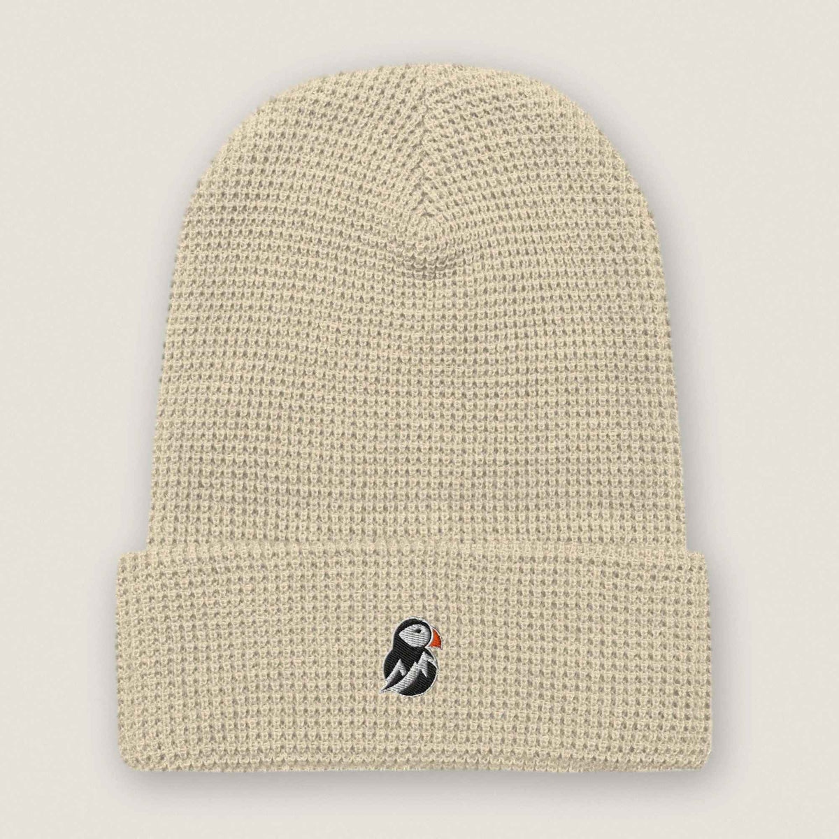 AukCliff Waffle Beanie Beige Waffle Beanie