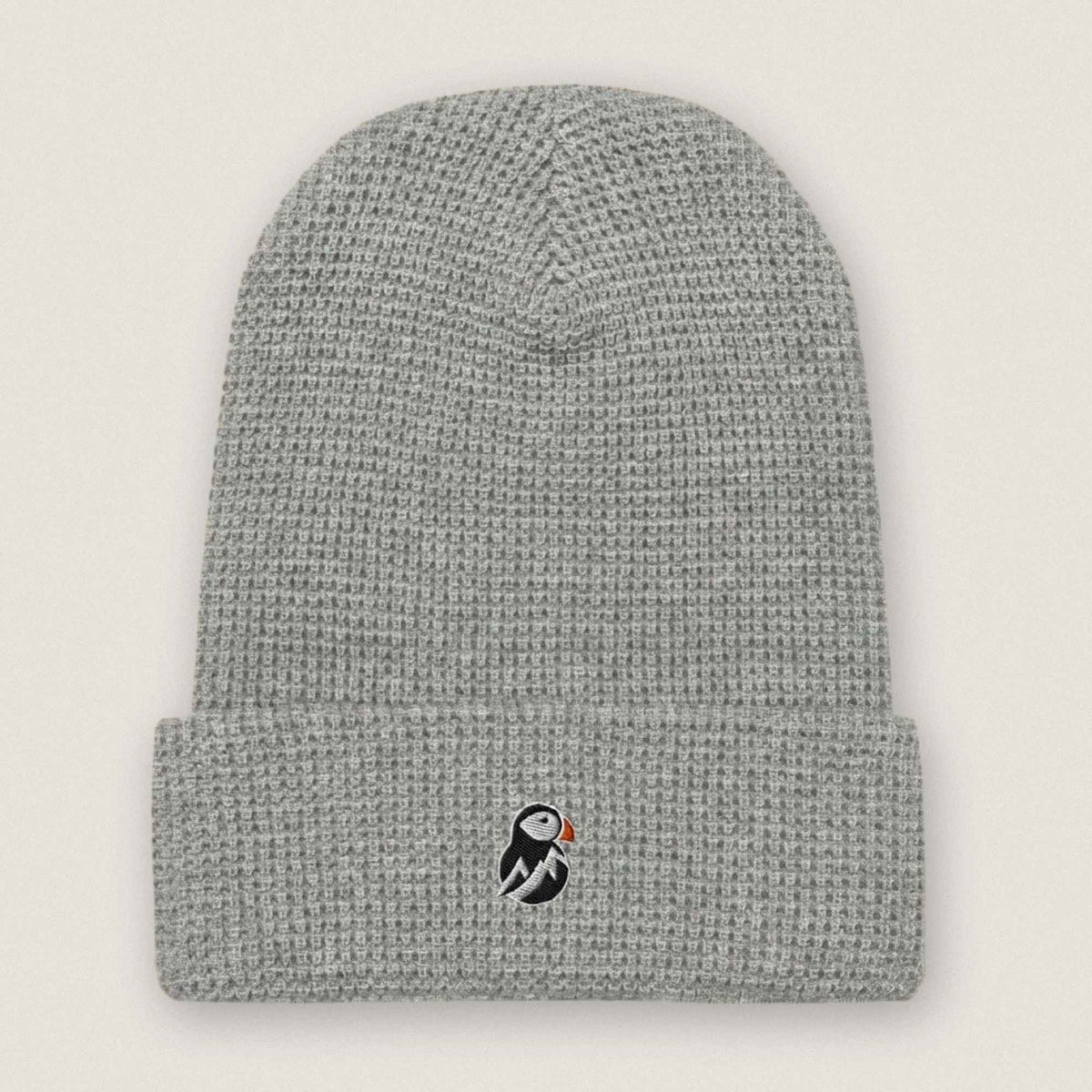AukCliff Waffle Beanie Grey Waffle Beanie