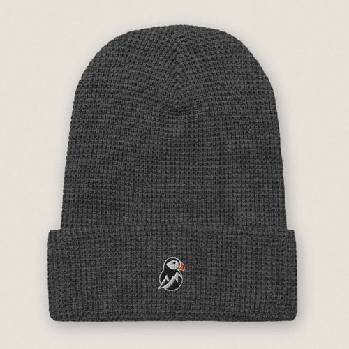 AukCliff Waffle Beanie Heather Charcoal Waffle Beanie