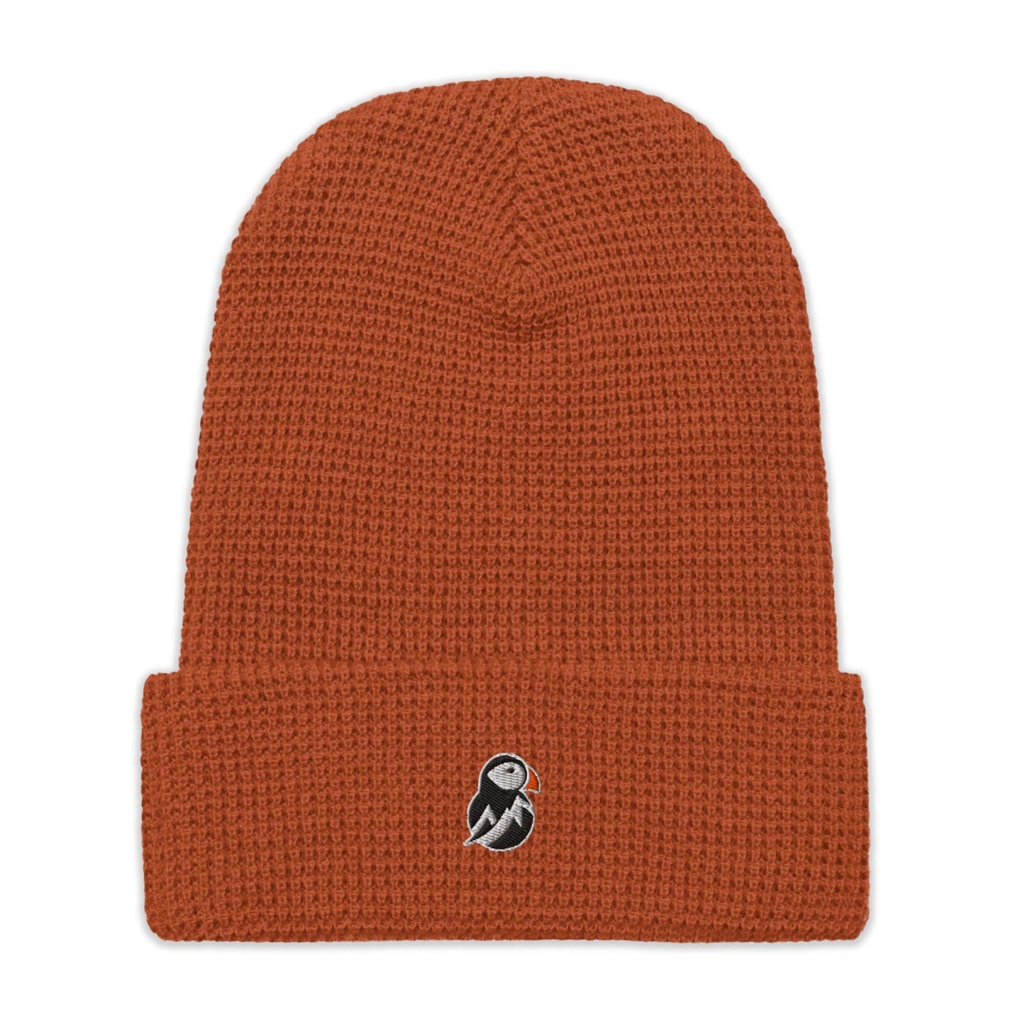 AukCliff Waffle Beanie Rust Waffle Beanie