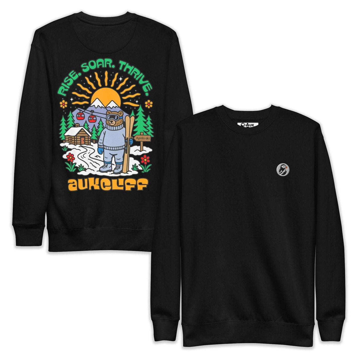 Retro Après Ski Bear Sweatshirt