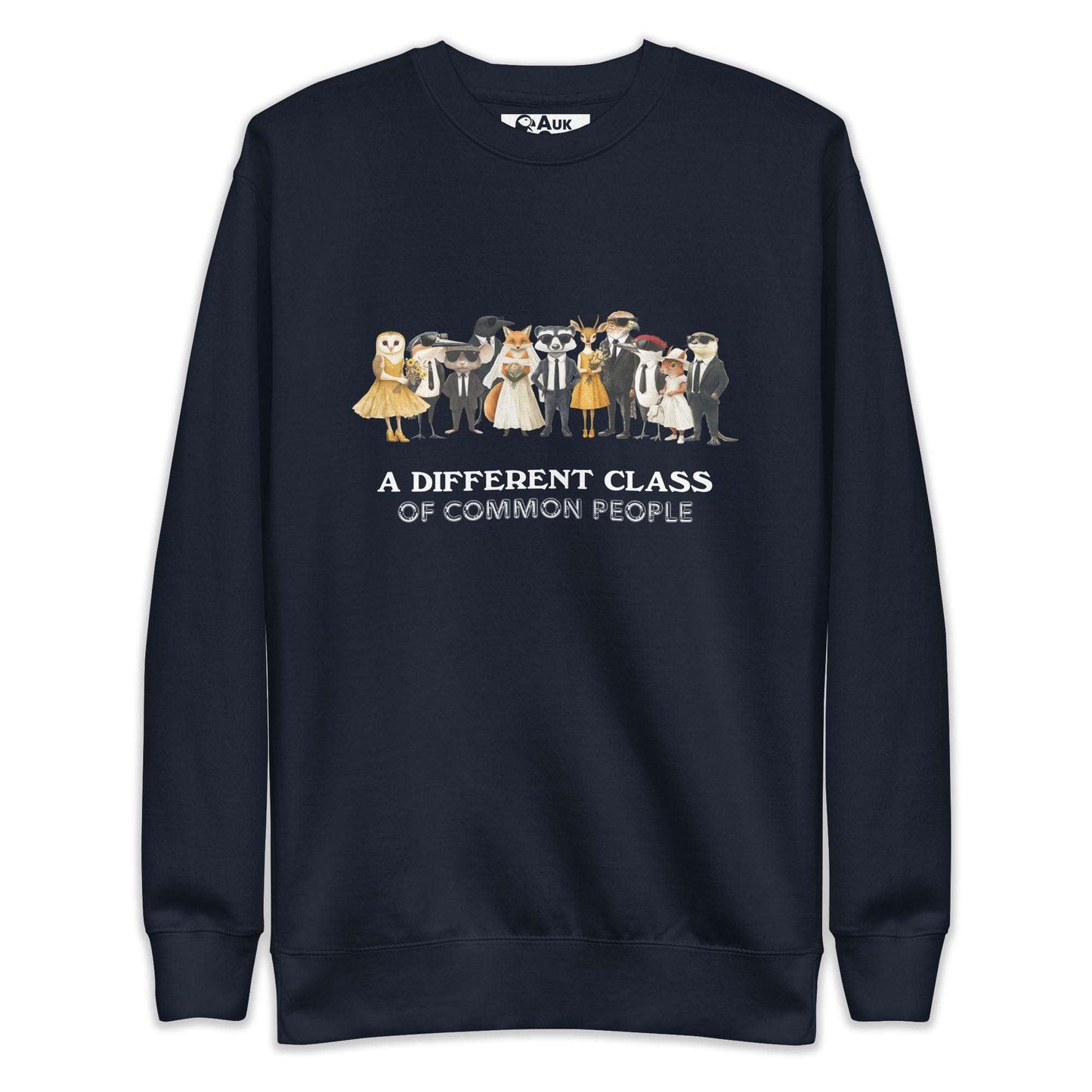 Different Class Britpop Animals Sweatshirt