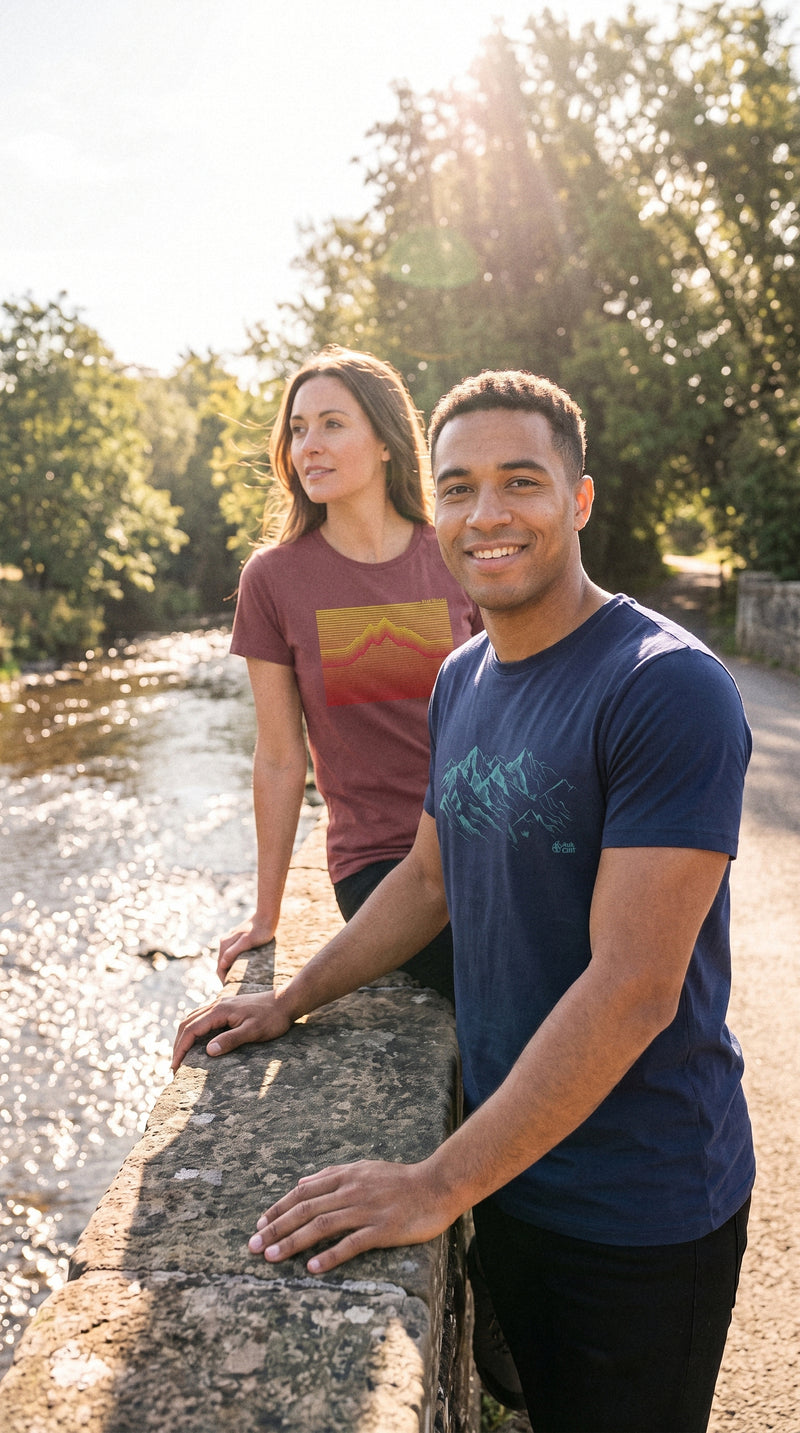 AukCliff graphic tees worn outdoors, photo 3