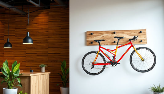 Elevate Your Space: Crafting DIY Hanging Bike Racks for Stylish Storage