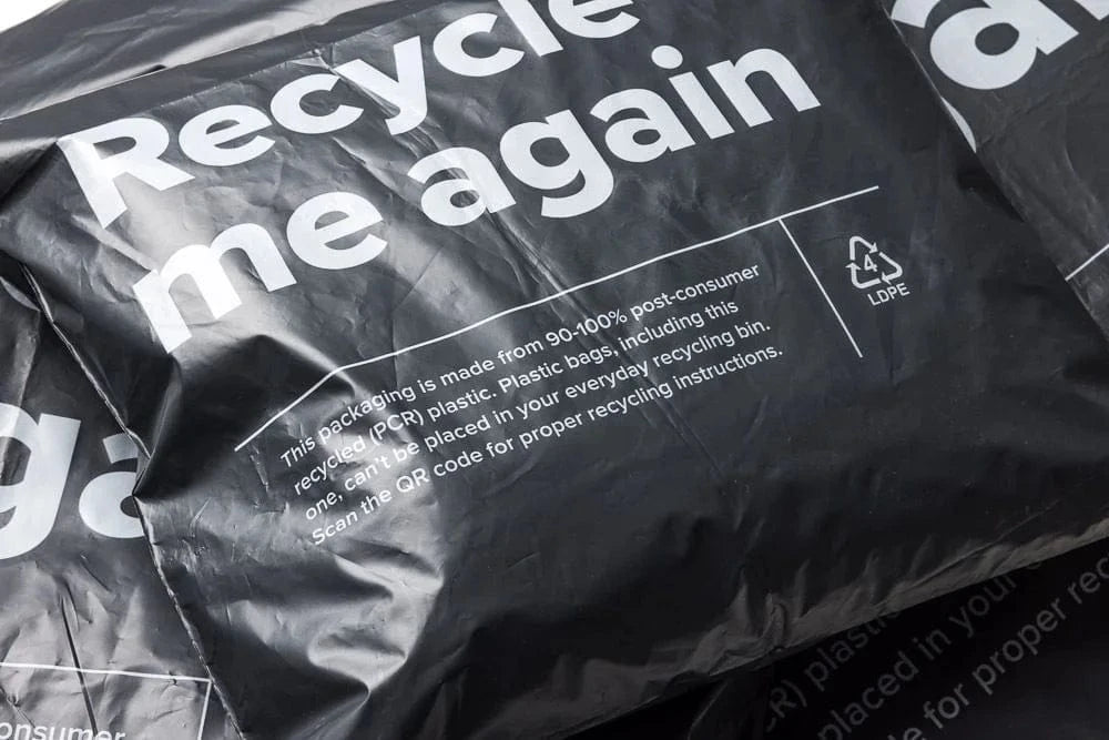 AukCliff recycled poly mailers — lower-impact packaging that protects what matters.
