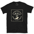 Alaskan Bush Pilots, Float Plane Badge design on a Black Gildan Softstyle t-shirt