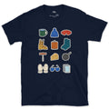 The List Nobody Writes Down, Apres Kit design on a Navy Gildan Softstyle t-shirt