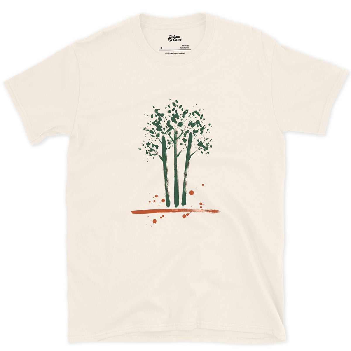 Aspen, All Standing Straight design on a Natural Gildan Softstyle t-shirt