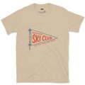 Earn Every Metre, No Lift Required design on a Sand Gildan Softstyle t-shirt
