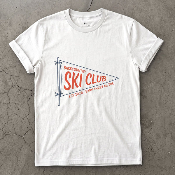 Earn Every Metre, No Lift Required design on a White Gildan Softstyle t-shirt