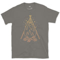 Camp Billy Can Coming to the Boil design on a Charcoal Gildan Softstyle t-shirt