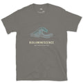 Bioluminescence, Light Made by Living Things design on a Charcoal Gildan Softstyle t-shirt