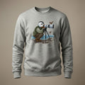 Captain Puffin Bird Photographer Sweatshirt