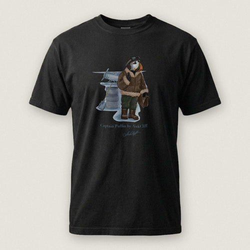 Captain Puffin Arctic Bush Pilot T-shirt
