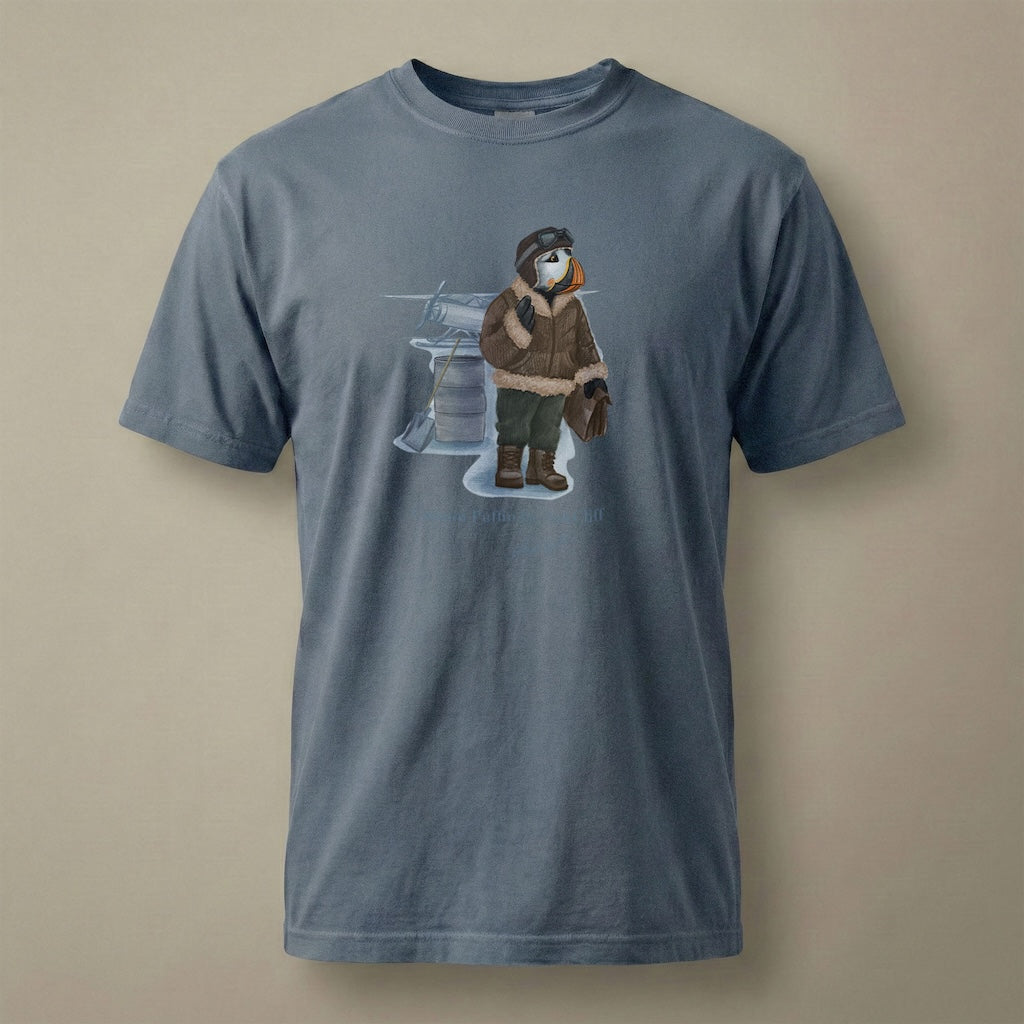 Captain Puffin Arctic Bush Pilot T-shirt