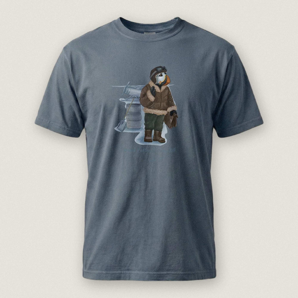 Captain Puffin Arctic Bush Pilot T-shirt