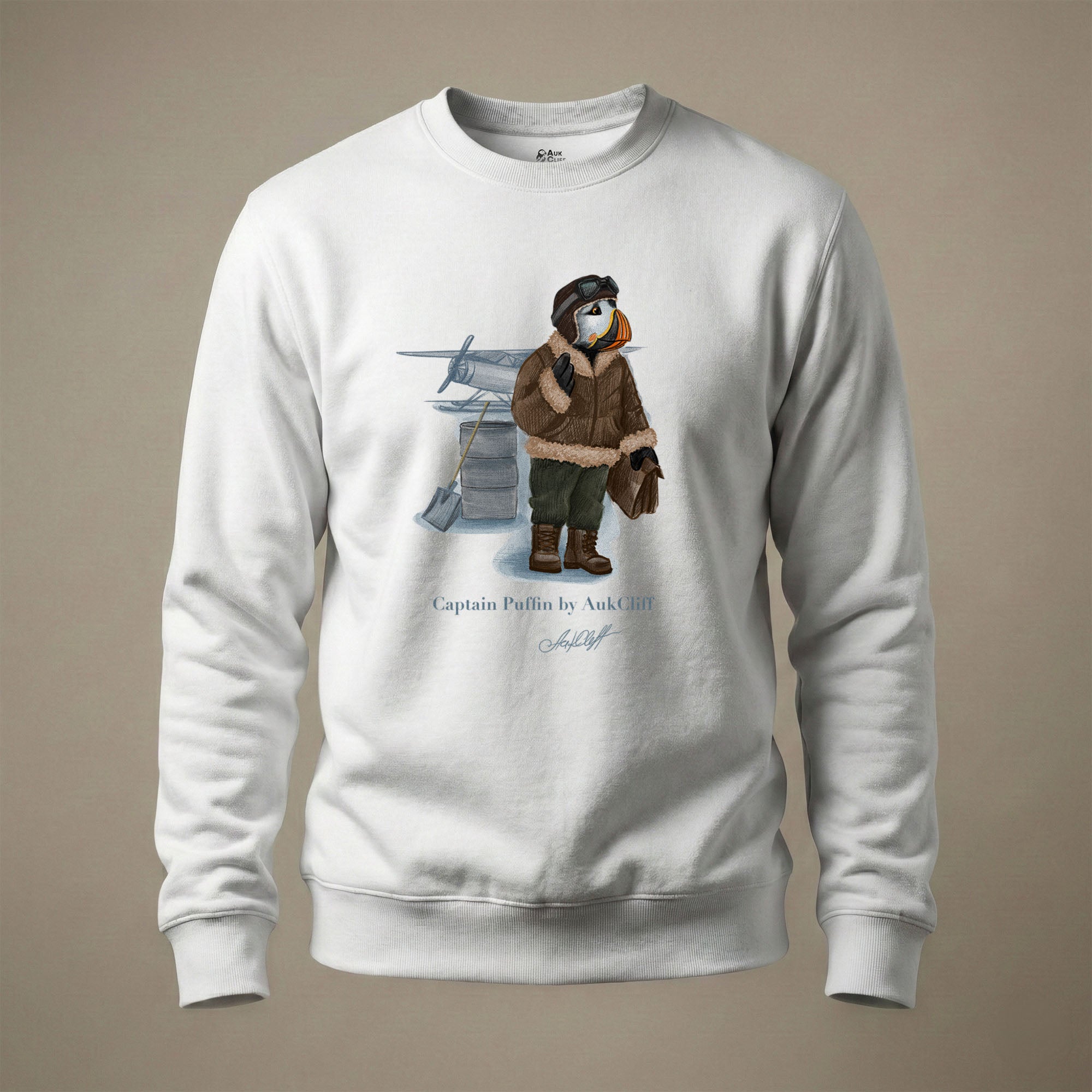Captain Puffin Arctic Bush Pilot Sweatshirt