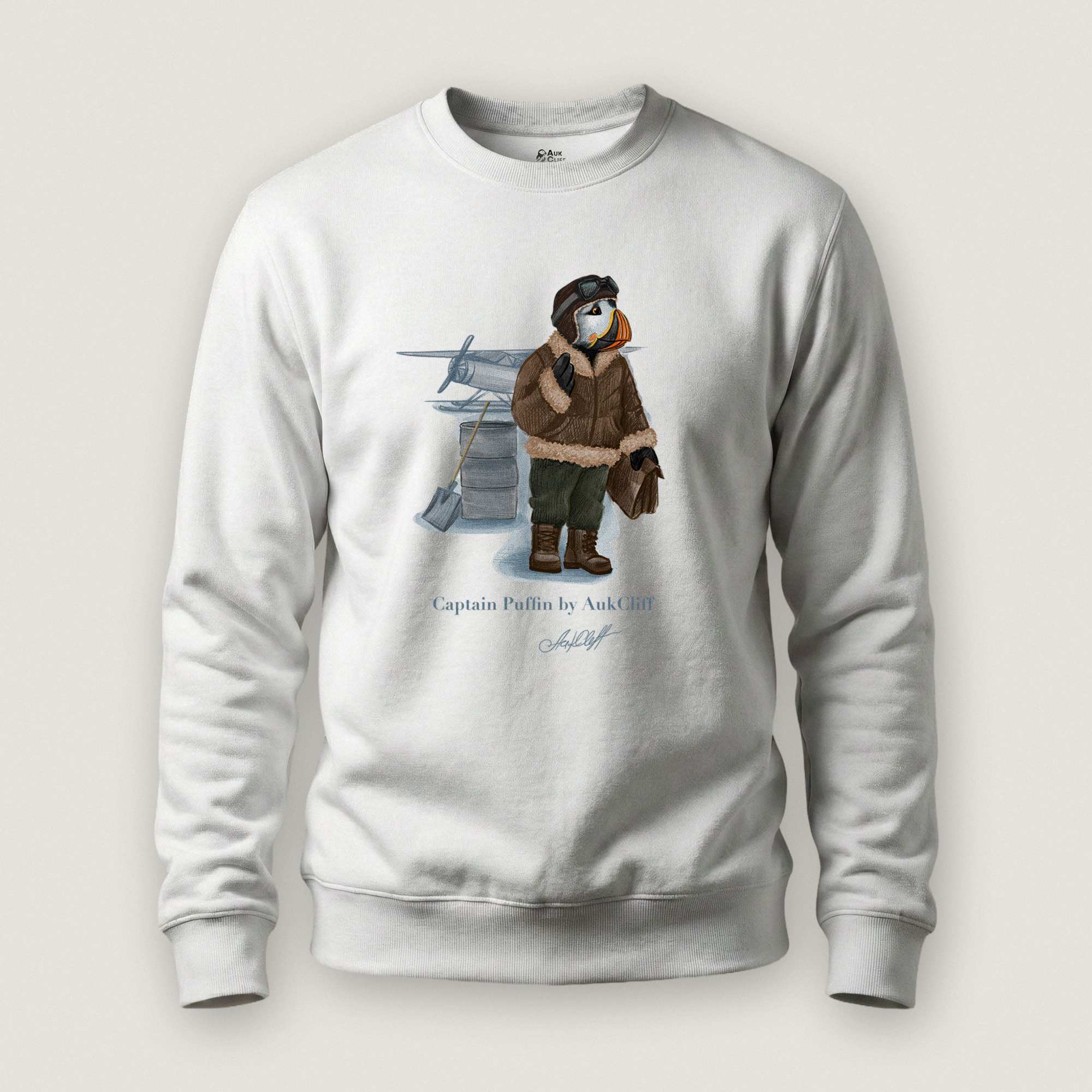 Captain Puffin Arctic Bush Pilot Sweatshirt