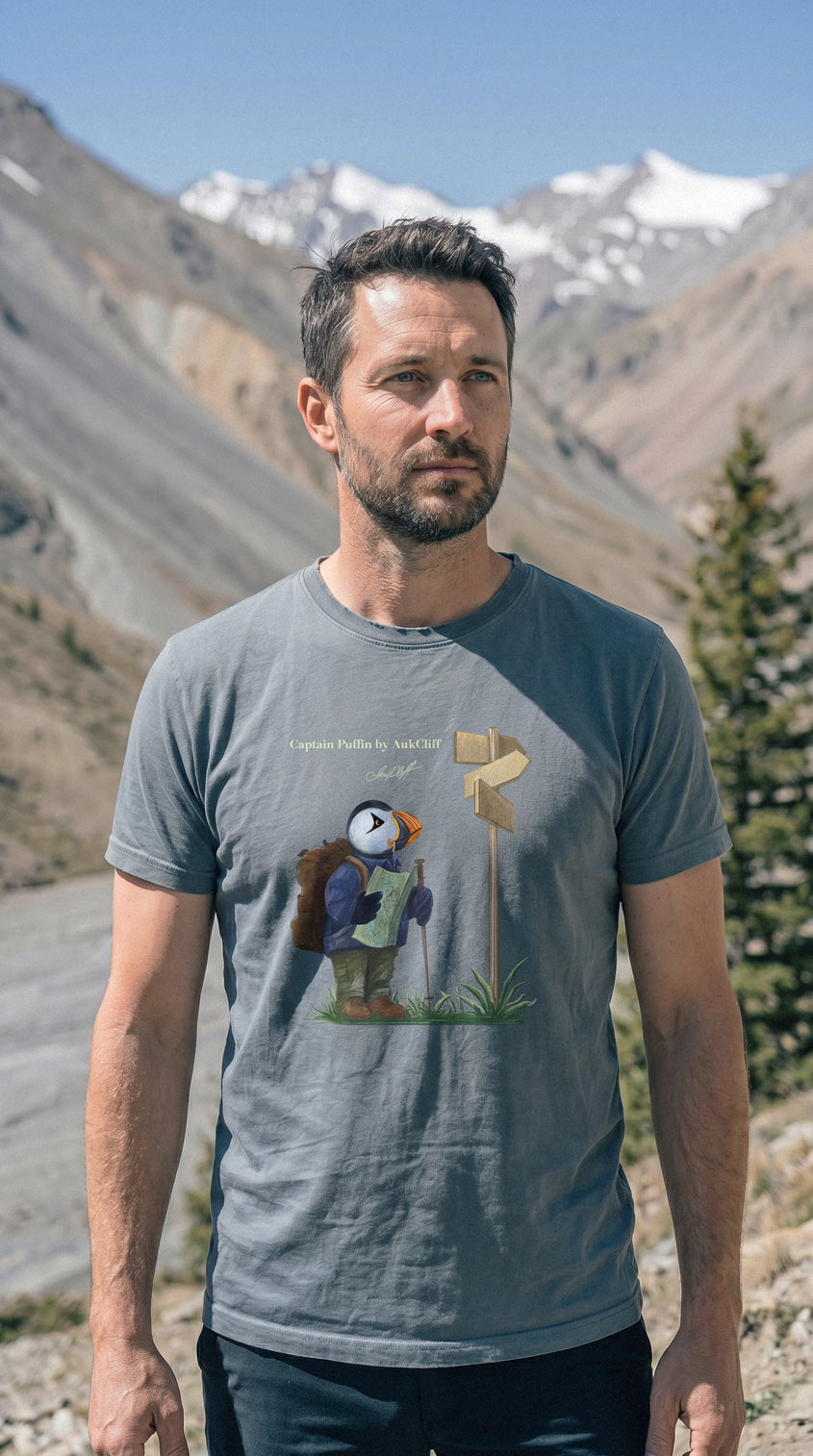 Captain Puffin Hiker T-Shirt