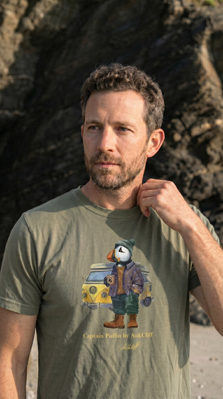 Captain Puffin Van Life T-Shirt