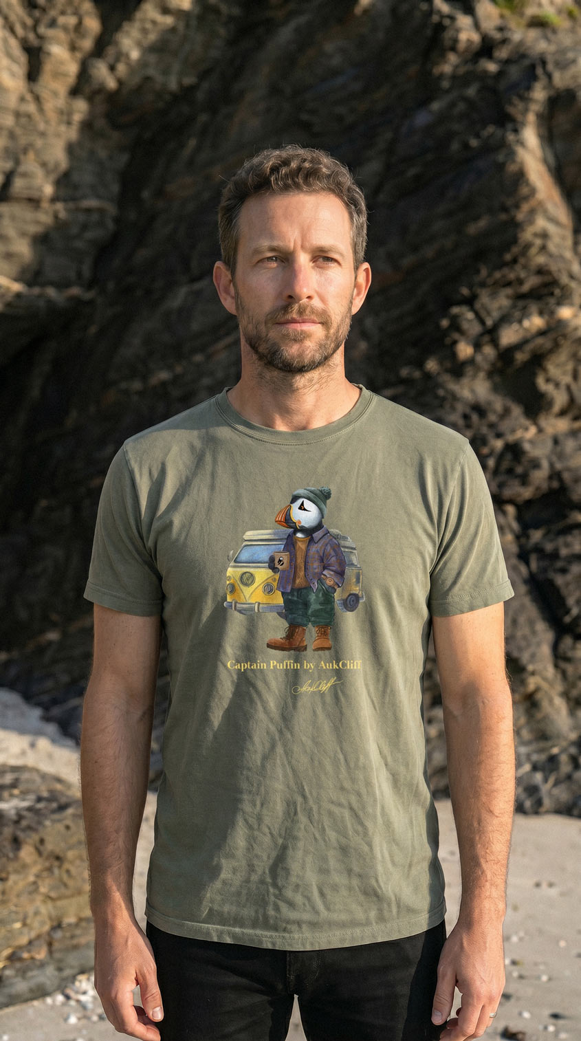 Captain Puffin Van Life T-Shirt