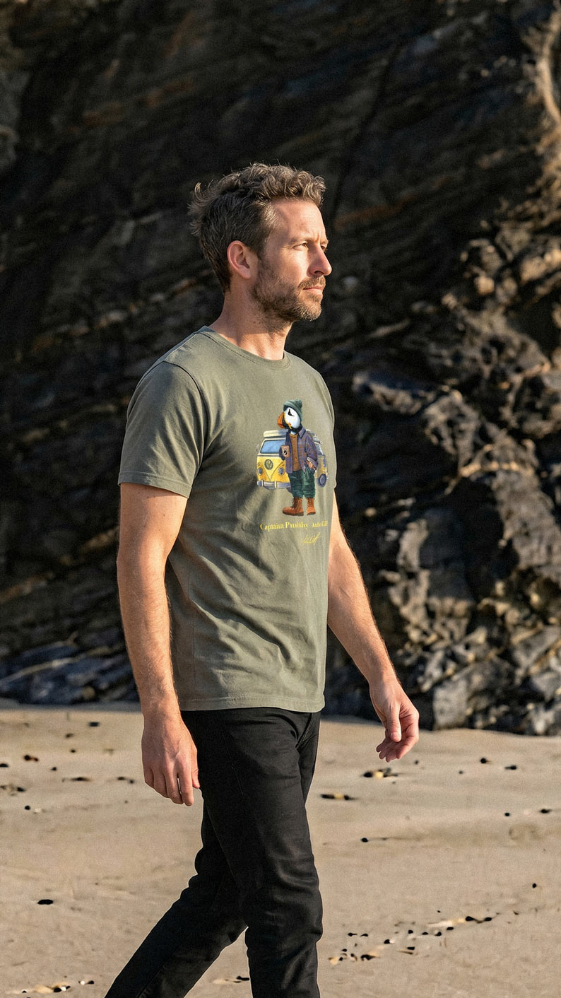 Captain Puffin Van Life T-Shirt