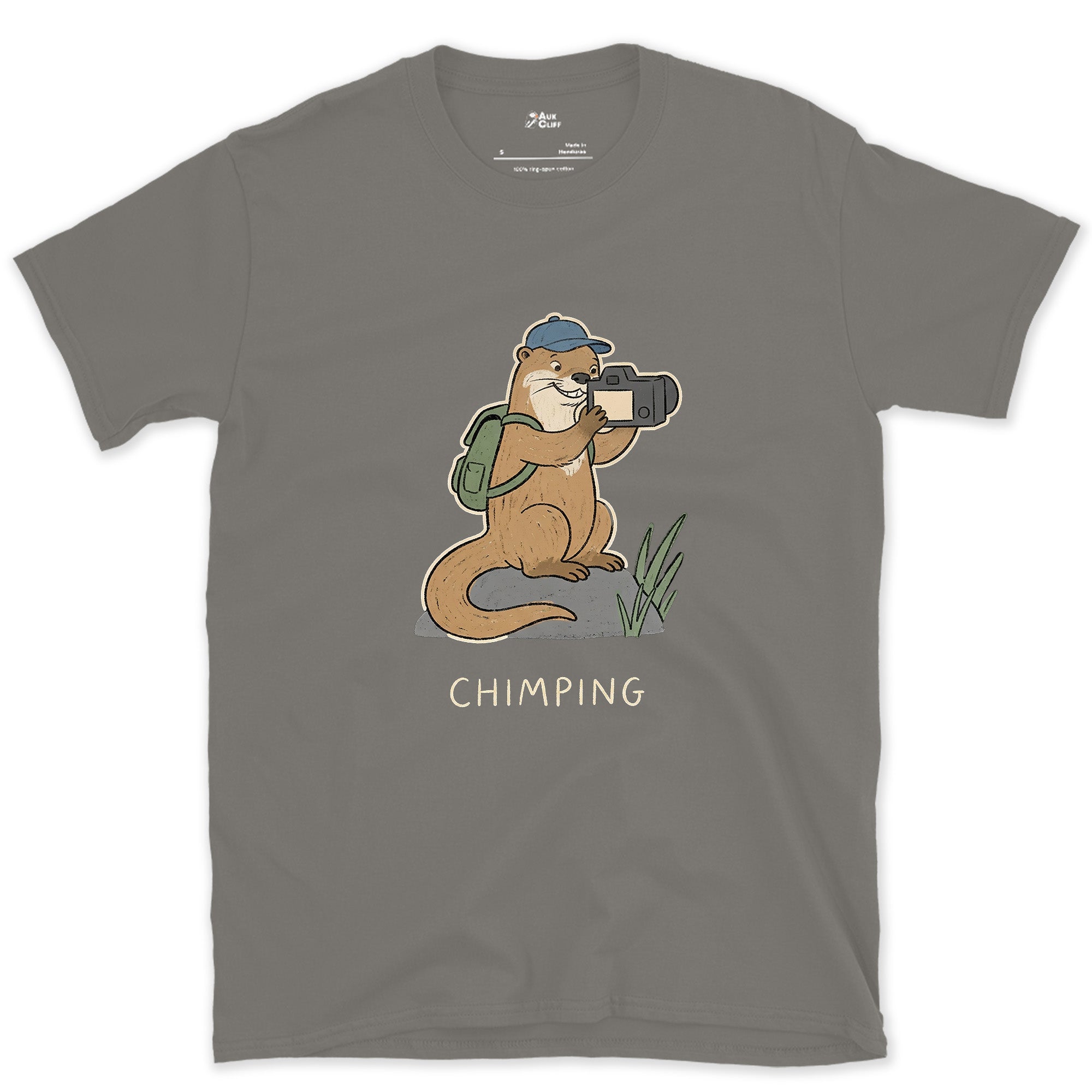 The Otter Reviews Every Single Frame design on a Charcoal Gildan Softstyle t-shirt