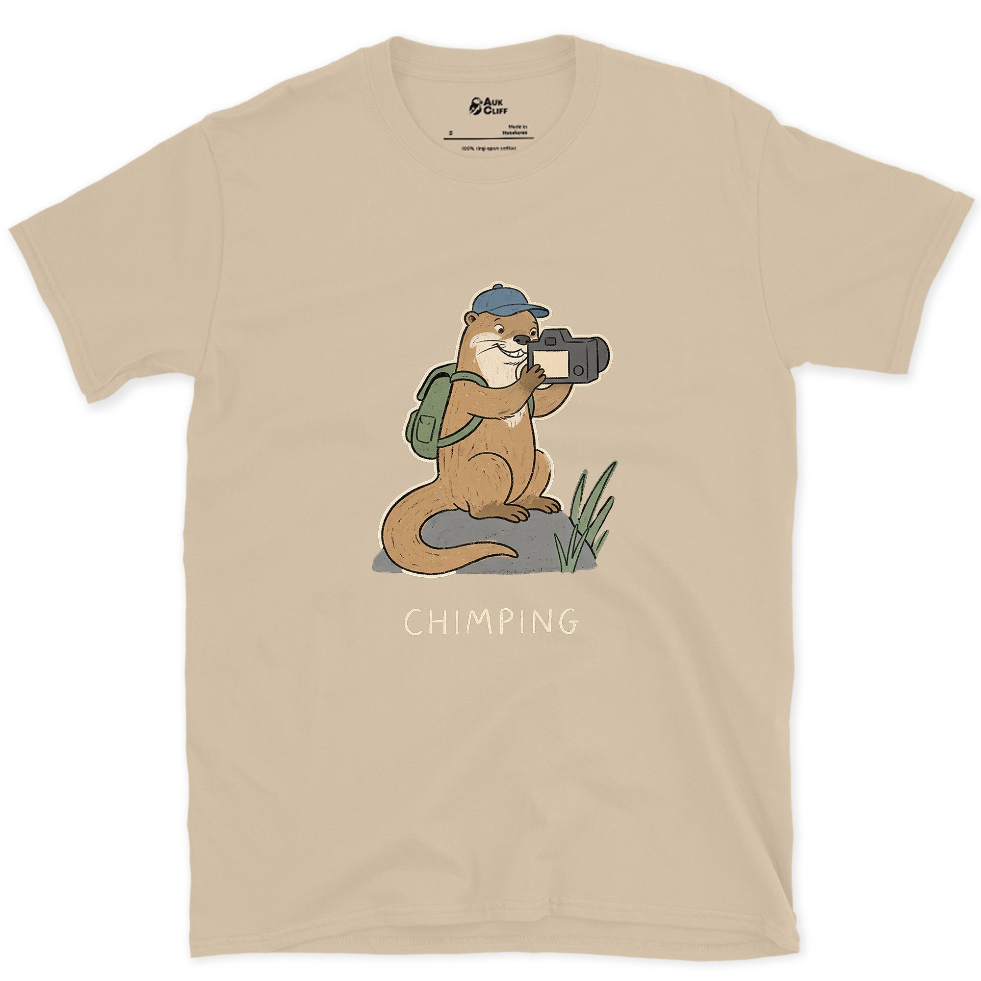 The Otter Reviews Every Single Frame design on a Sand Gildan Softstyle t-shirt