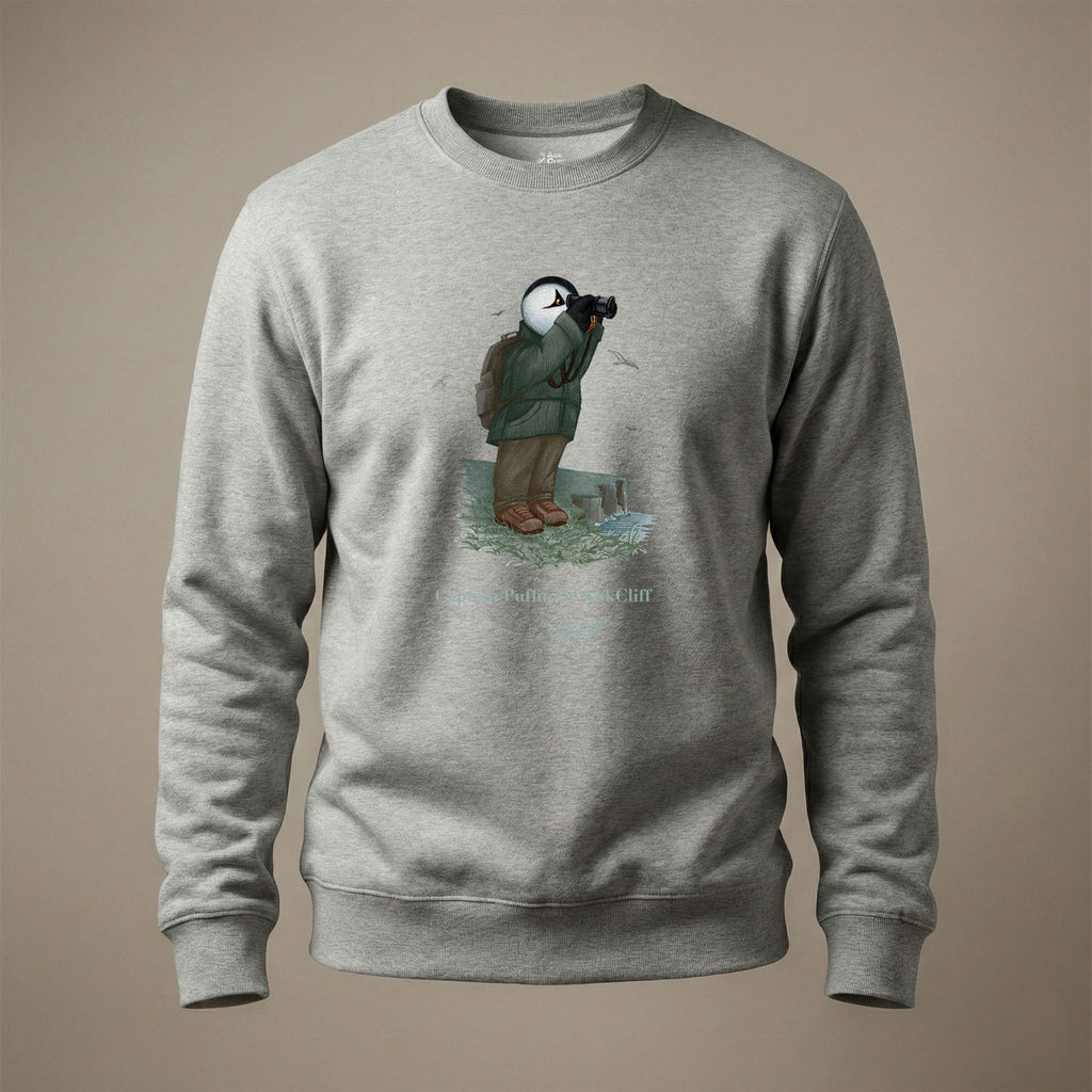 Captain Puffin Coastal Birder Sweatshirt