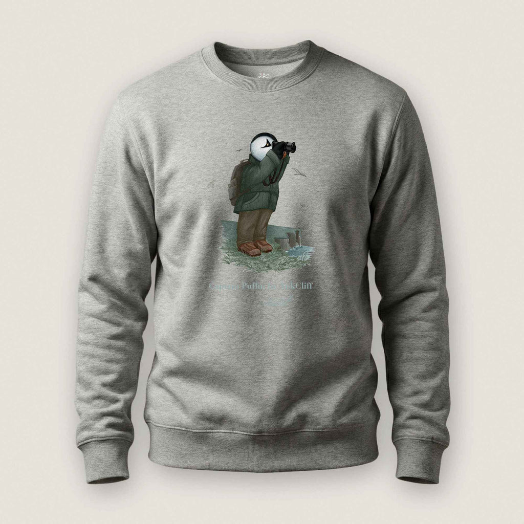Captain Puffin Coastal Birder Sweatshirt