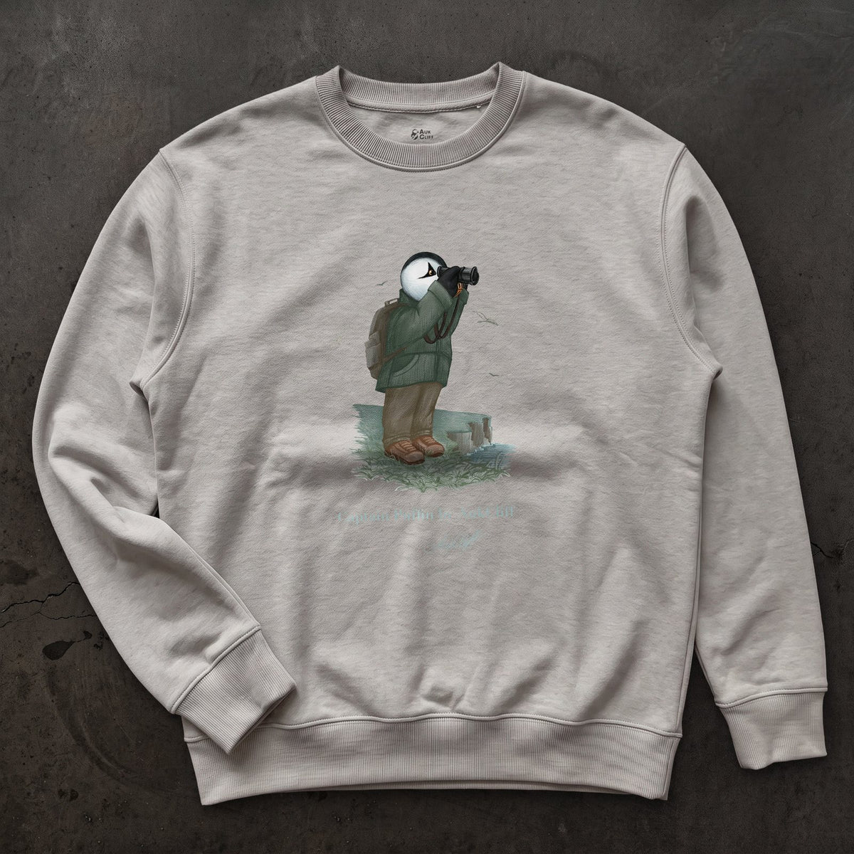 Captain Puffin Coastal Birder Sweatshirt
