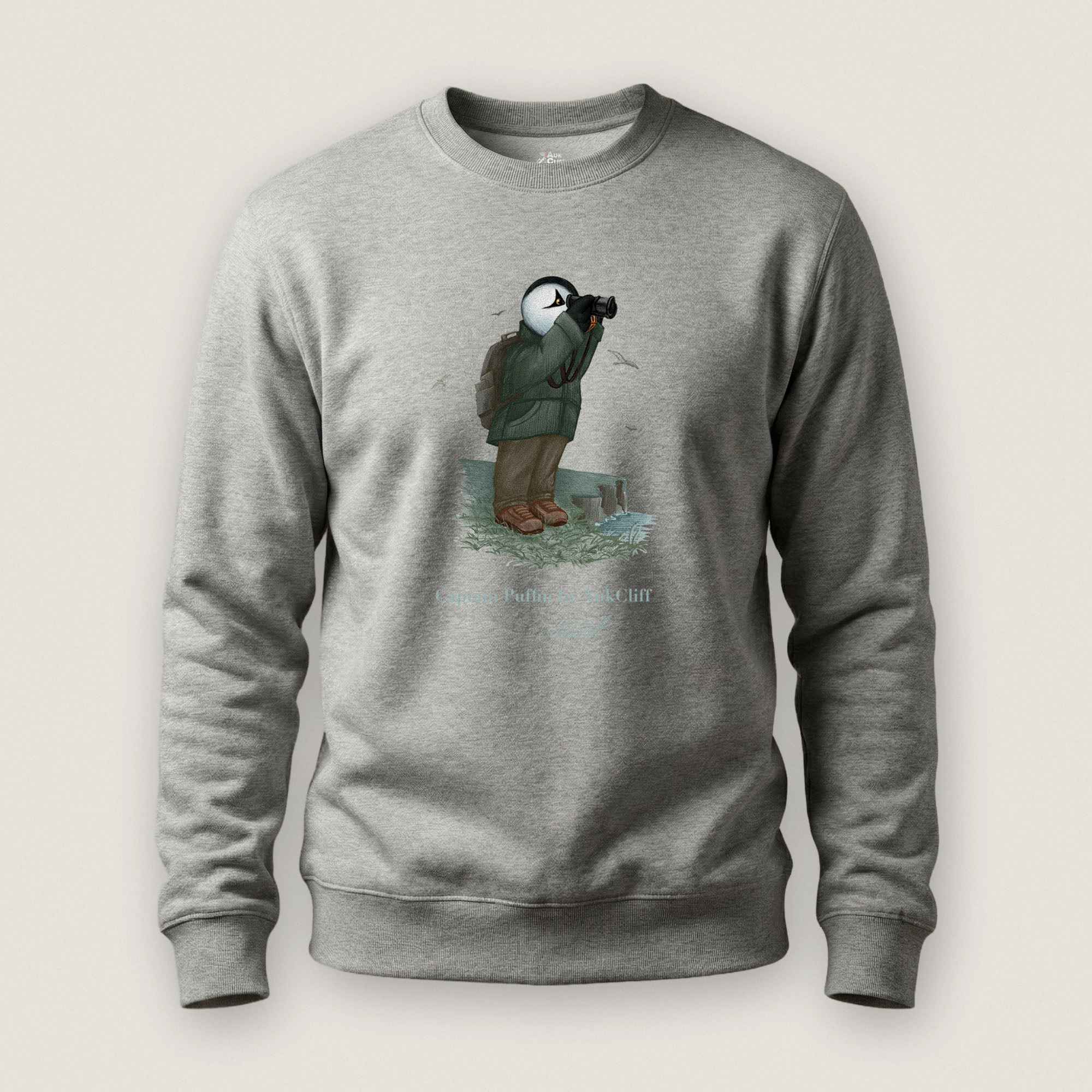 Captain Puffin Coastal Birder Sweatshirt
