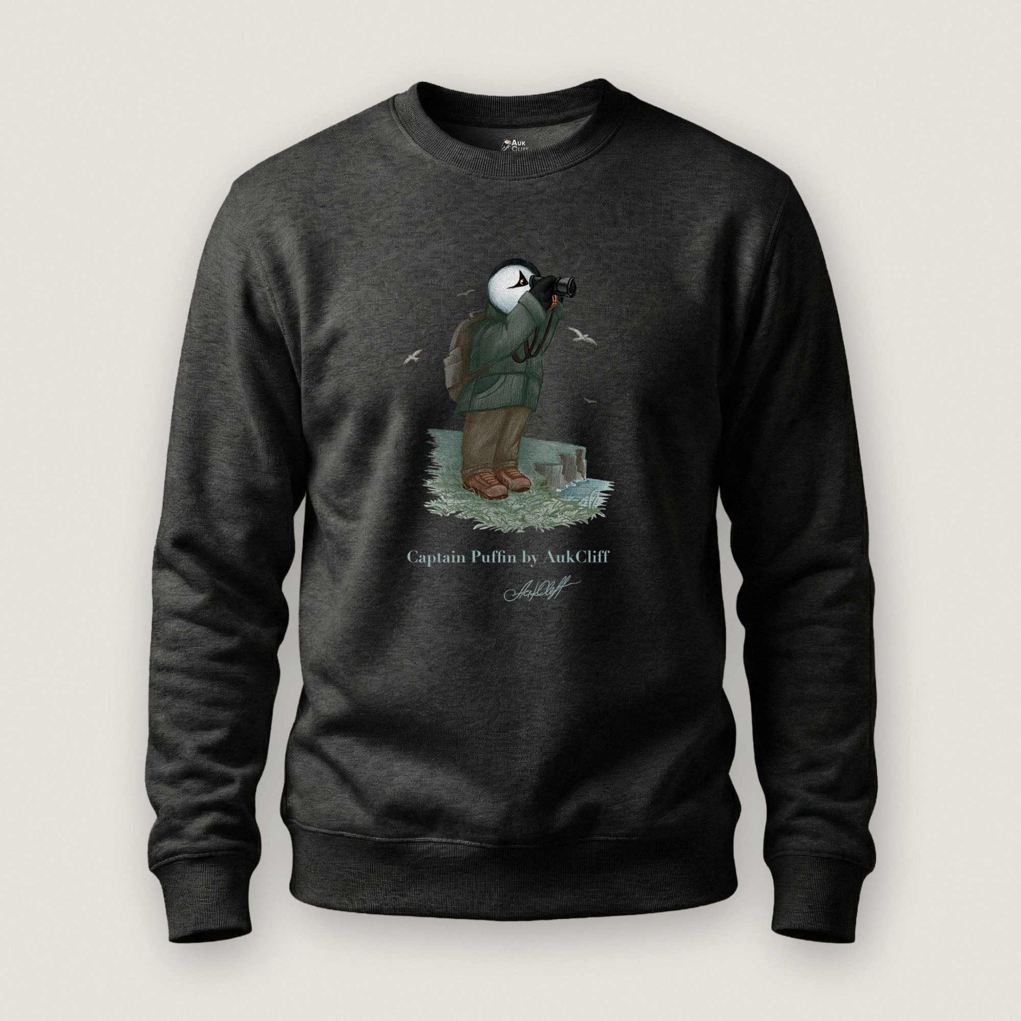Captain Puffin Coastal Birder Sweatshirt