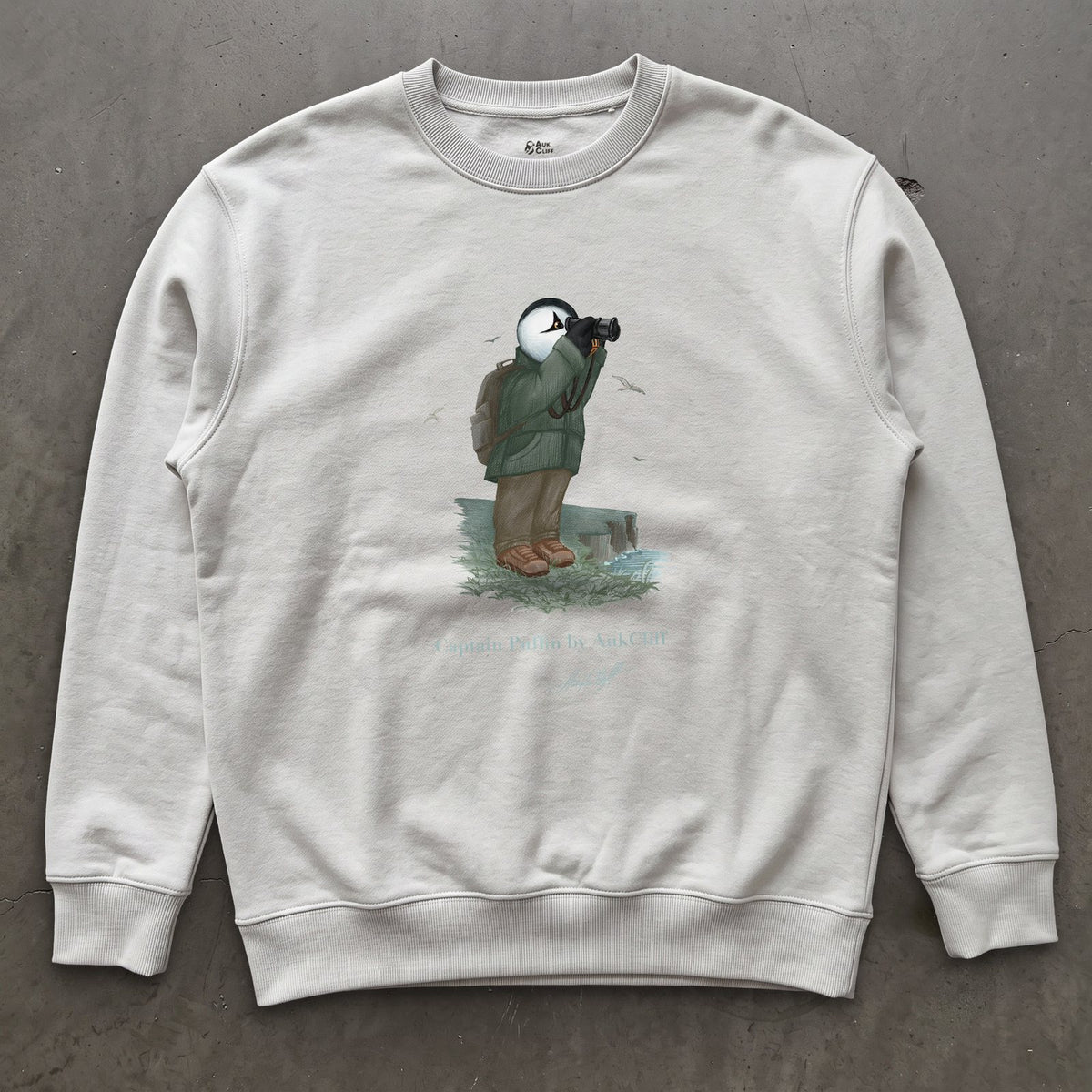 Captain Puffin Coastal Birder Sweatshirt
