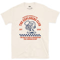 The Explorers Club, the Map Is Only a Suggestion design on a Natural Gildan Softstyle t-shirt