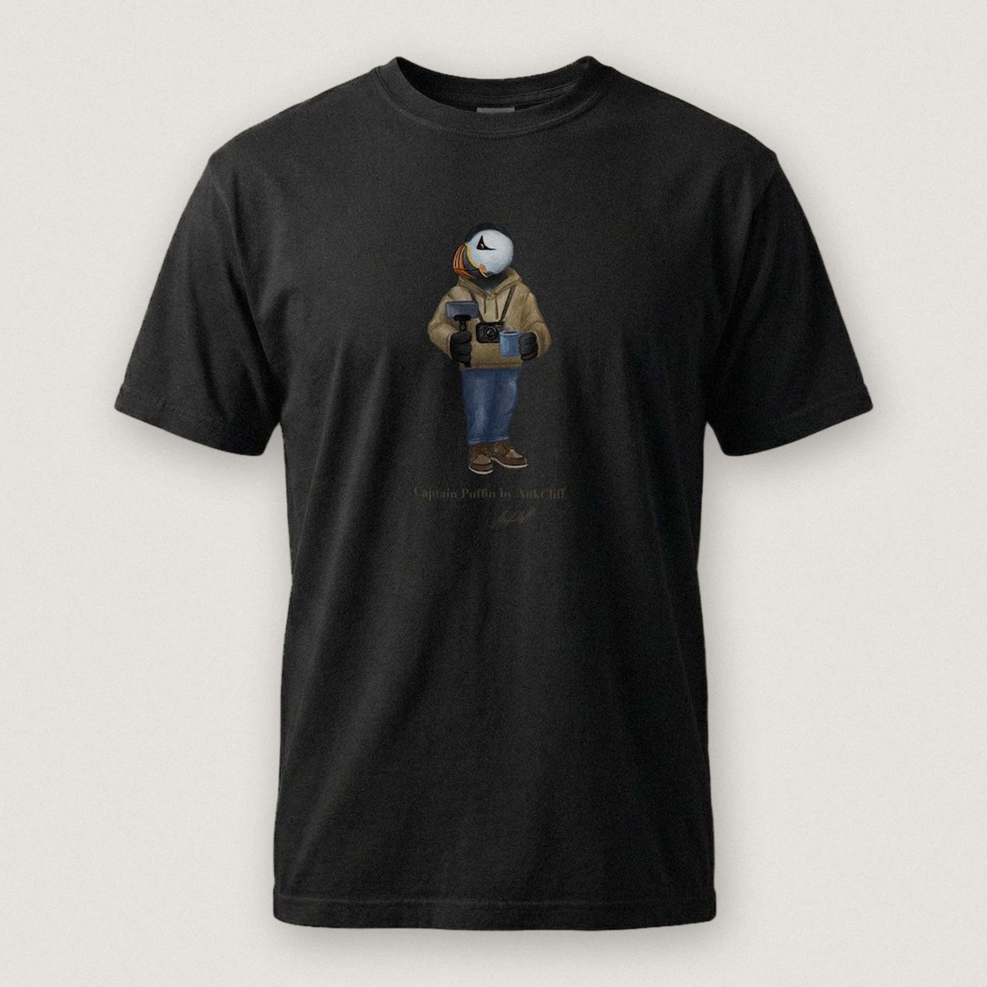Captain Puffin Content Creator T-Shirt