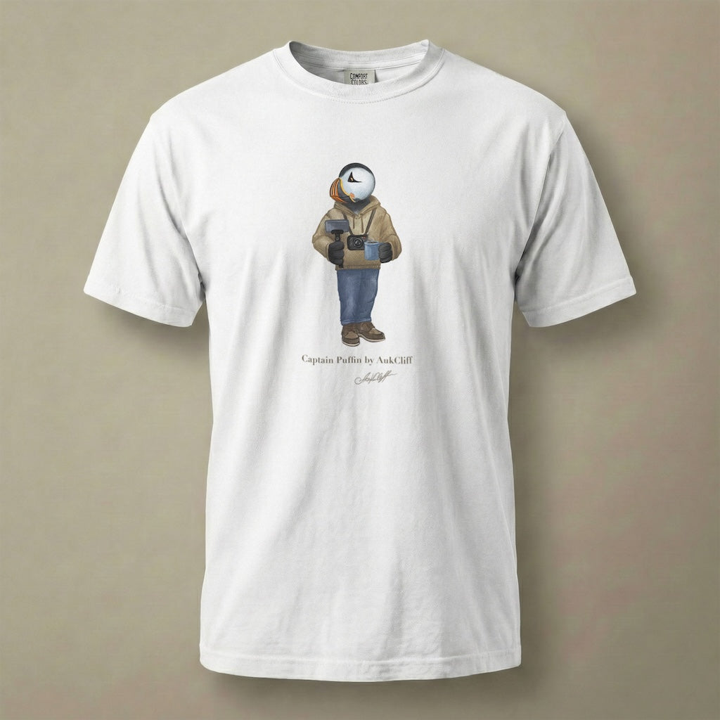 Captain Puffin Content Creator T-Shirt