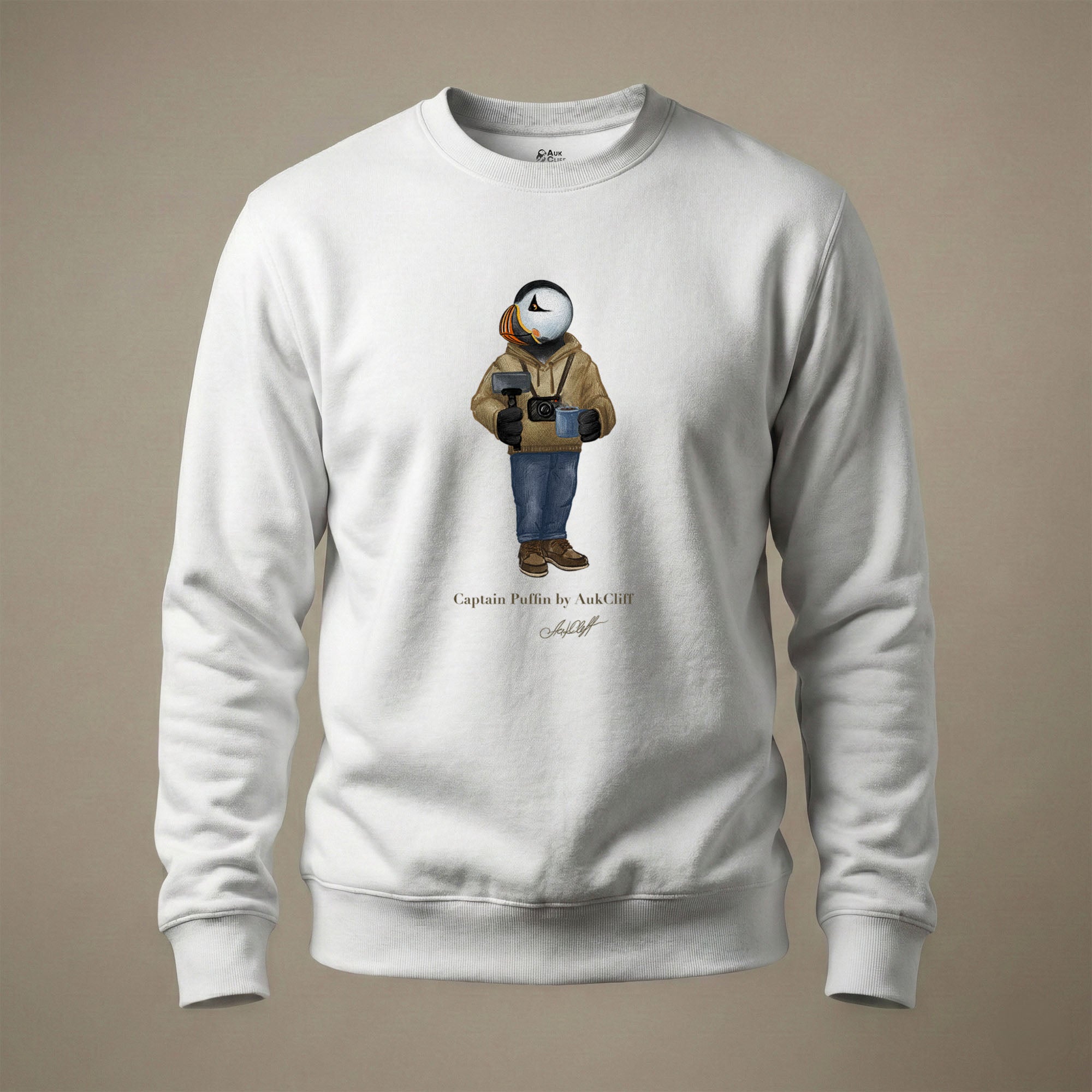 Captain Puffin Content Creator Sweatshirt