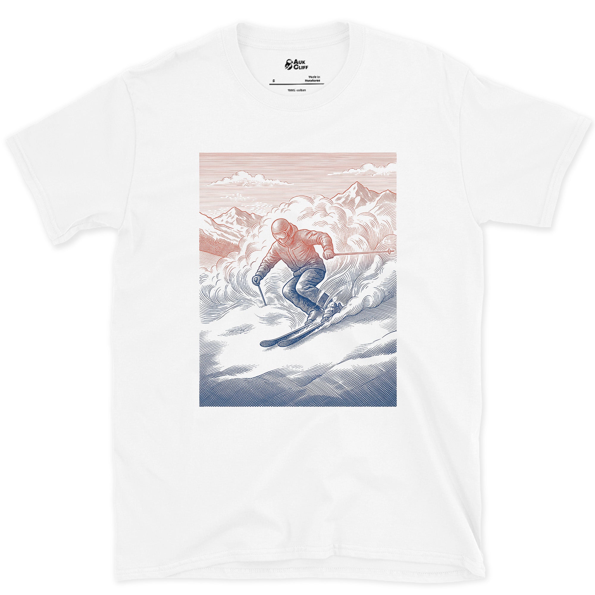 The Turn and the Peaks, Nothing Else design on a White Gildan Softstyle t-shirt