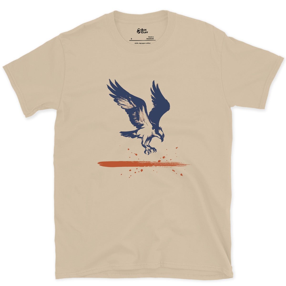 Feet First Into the Water design on a Sand Gildan Softstyle t-shirt