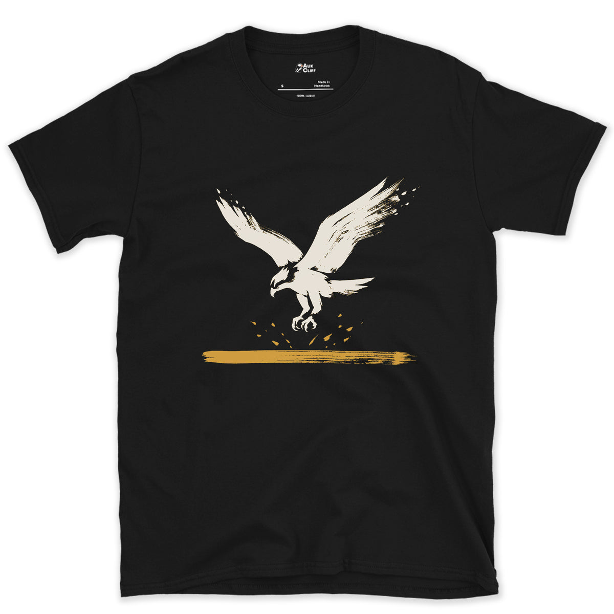 Feet First Into the Water design on a Black Gildan Softstyle t-shirt