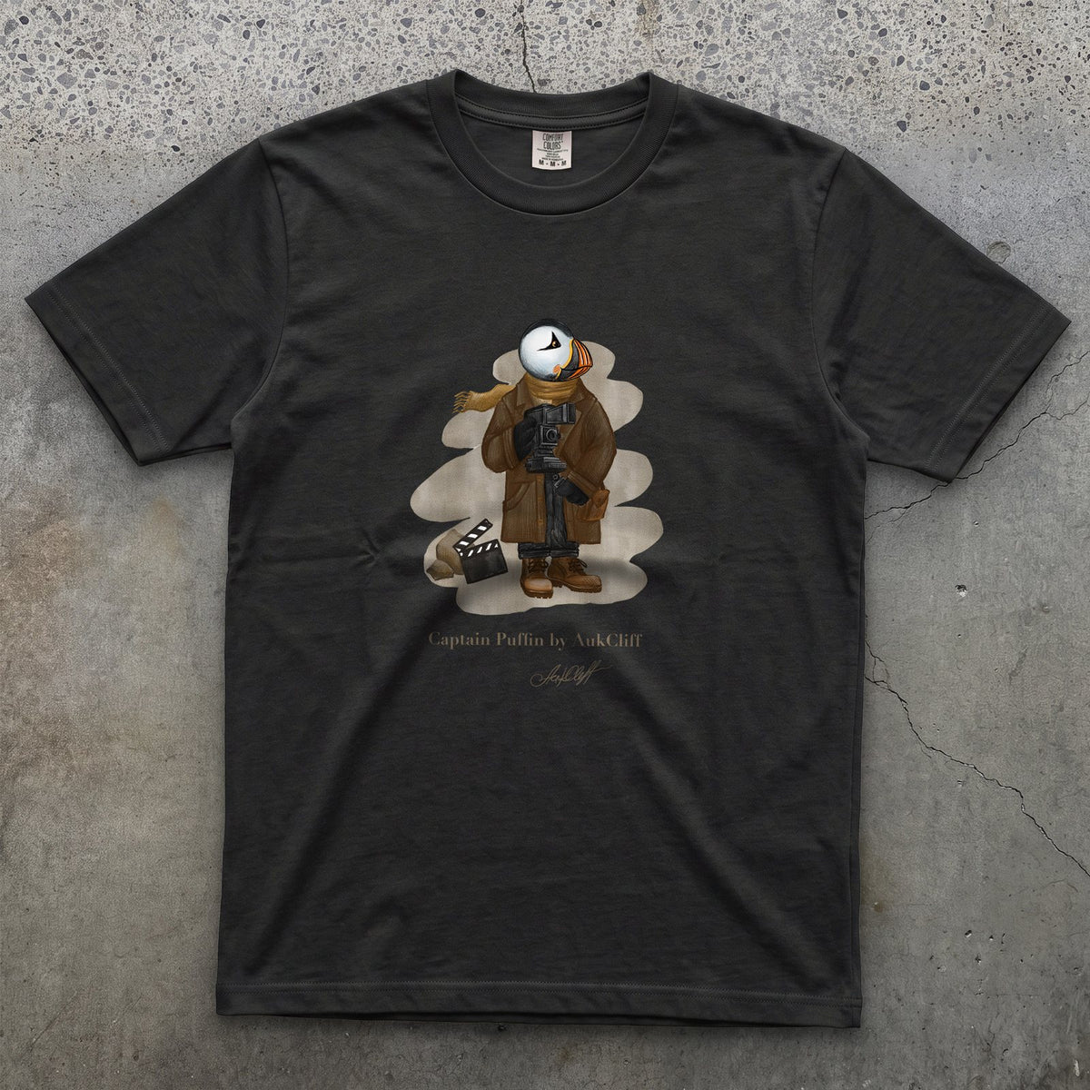 Captain Puffin Film Maker T-Shirt