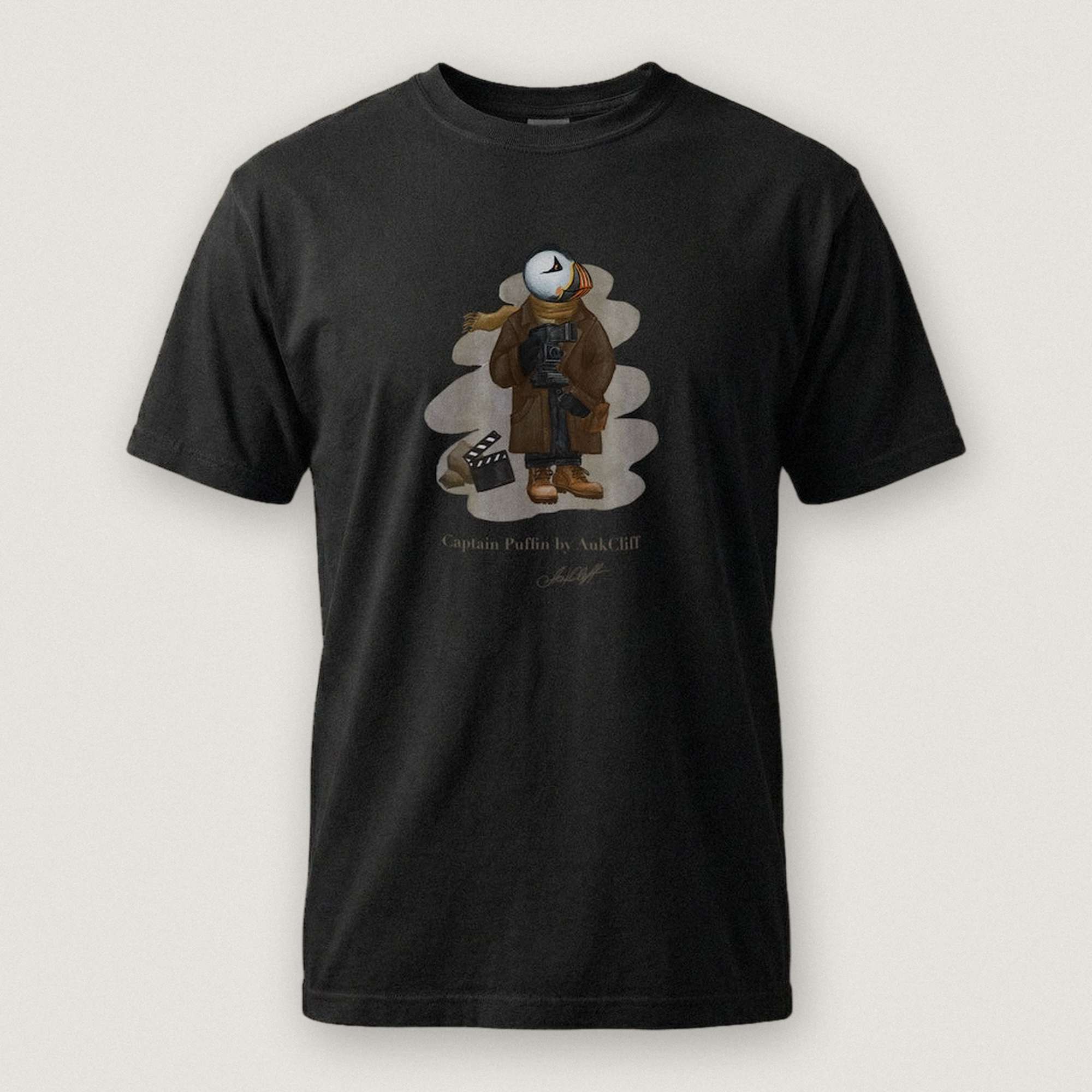 Captain Puffin Film Maker T-Shirt