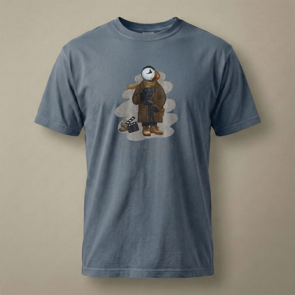 Captain Puffin Film Maker T-Shirt
