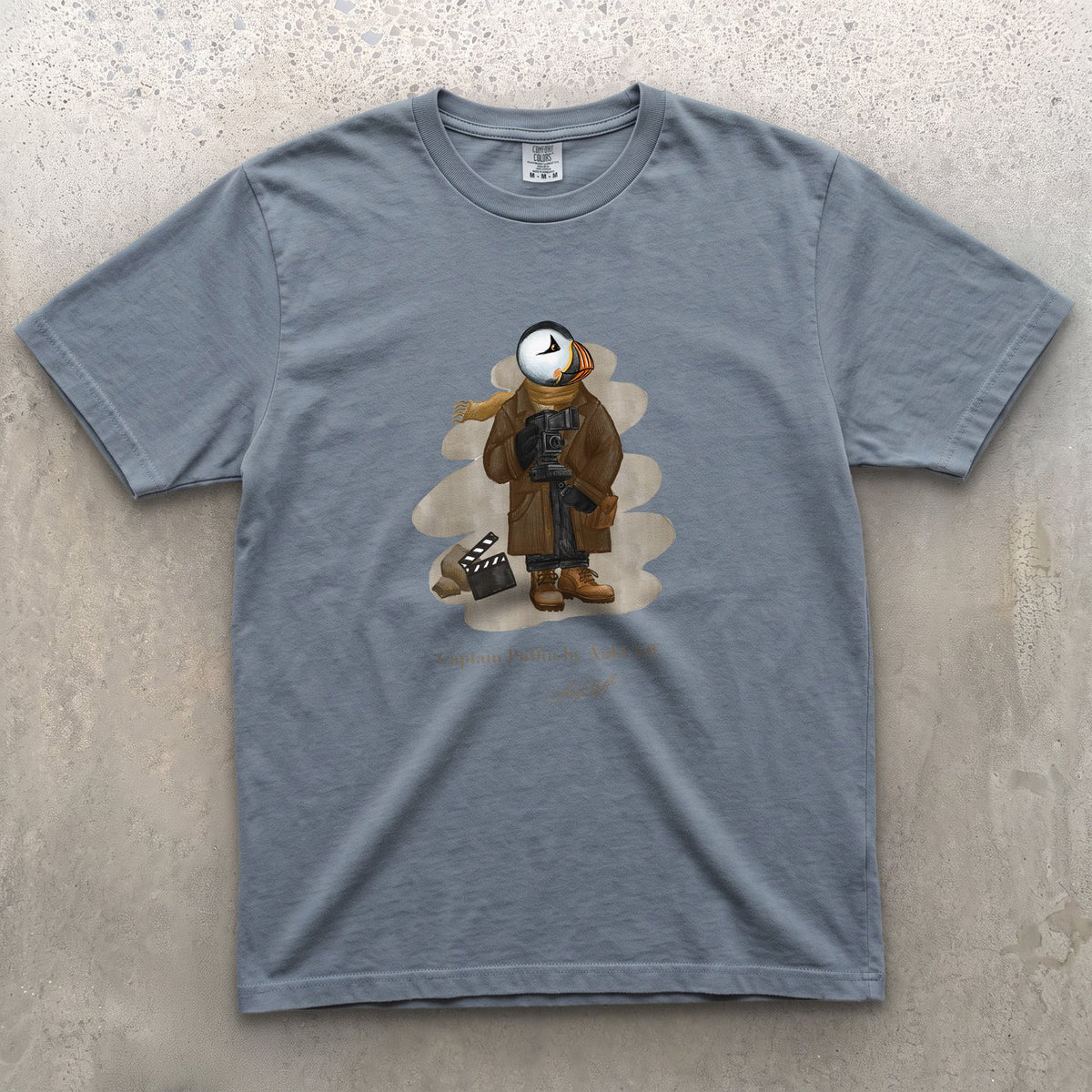 Captain Puffin Film Maker T-Shirt