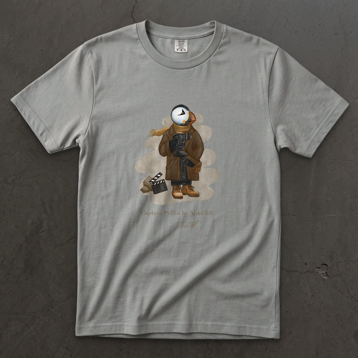 Captain Puffin Film Maker T-Shirt