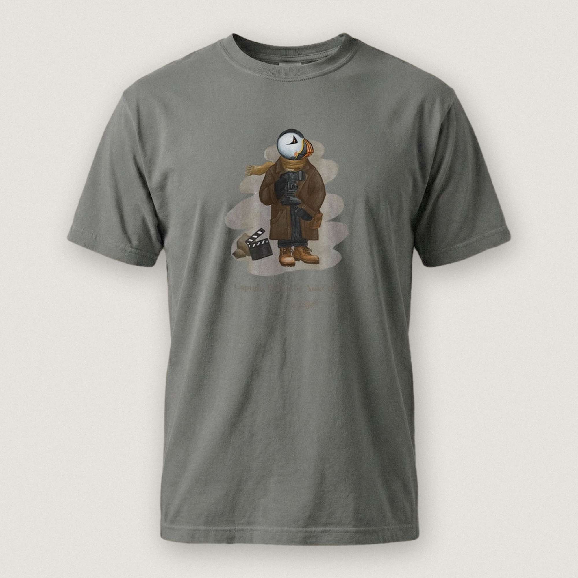 Captain Puffin Film Maker T-Shirt