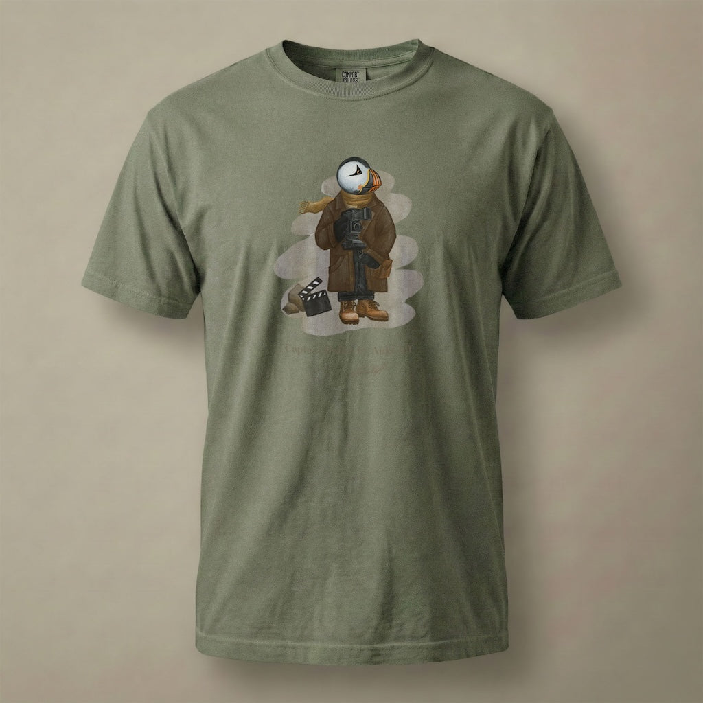 Captain Puffin Film Maker T-Shirt