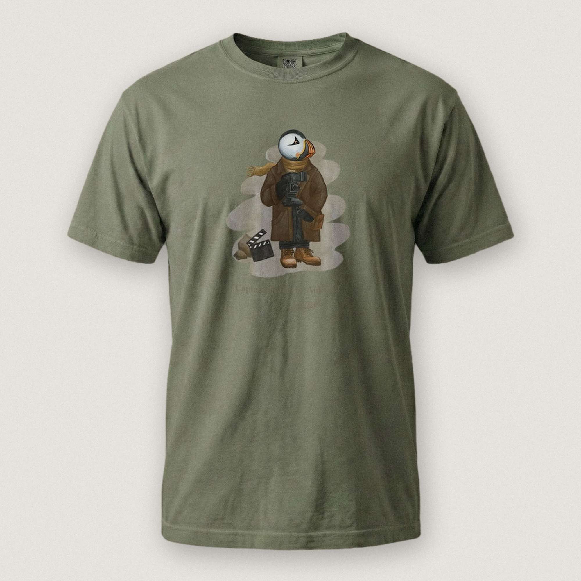 Captain Puffin Film Maker T-Shirt